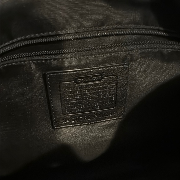 COACH VINTAGE Black Pebble Leather Chelsea Shoulder Bag. - Picture 2 of 4